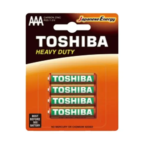 48pc Toshiba 1.5v Heavy Duty AAA Batteries Alkaline High Performance Battery