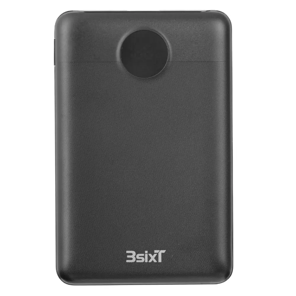 3sixT Jetpak Pro 10000mah LED Pocket Size USB A/C Fast charge Phone Power Bank