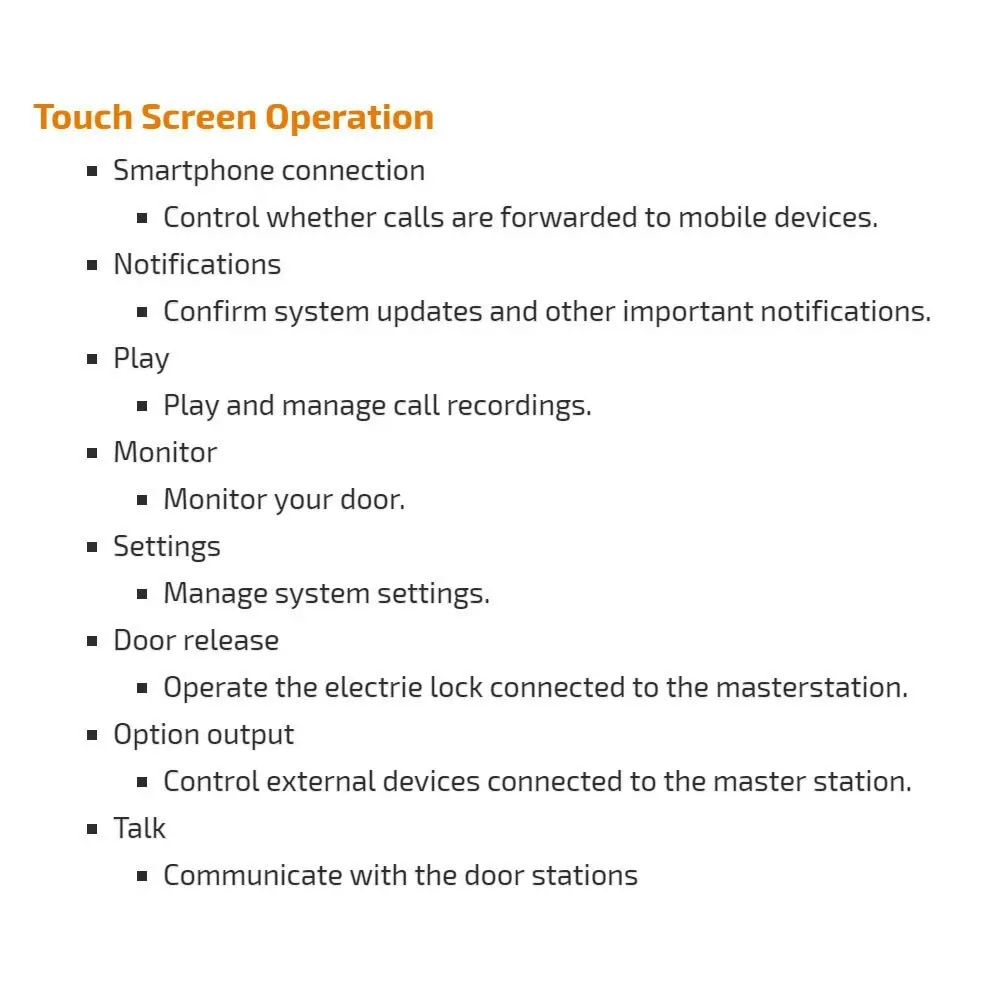 Aiphone 7in LCD Wireless Home/Office/Door Intercom Security w/Video Recording