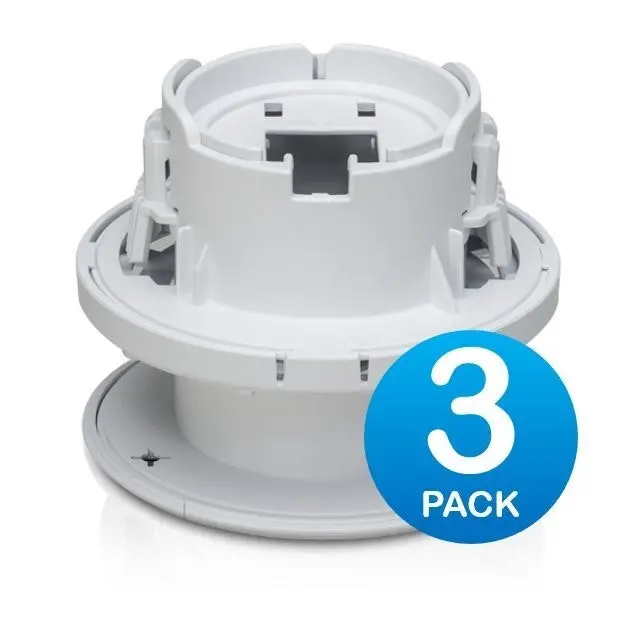 3PK Ubiquiti UVC-G3-F-C-3 Ceiling Mount Accessory f/ Unifi UVC-G3-Flex Camera