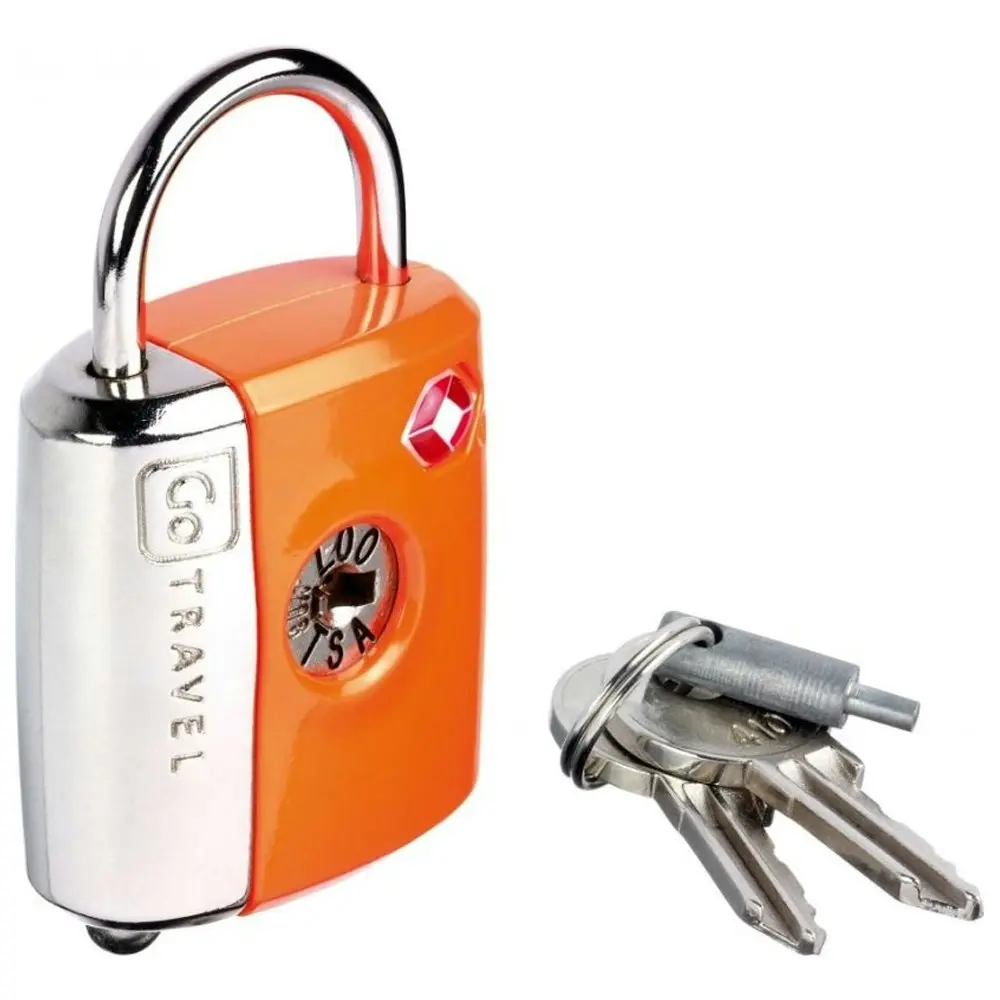 Go Travel TSA Dual Combination Key Luggage/Suitcase Security Padlock Assorted