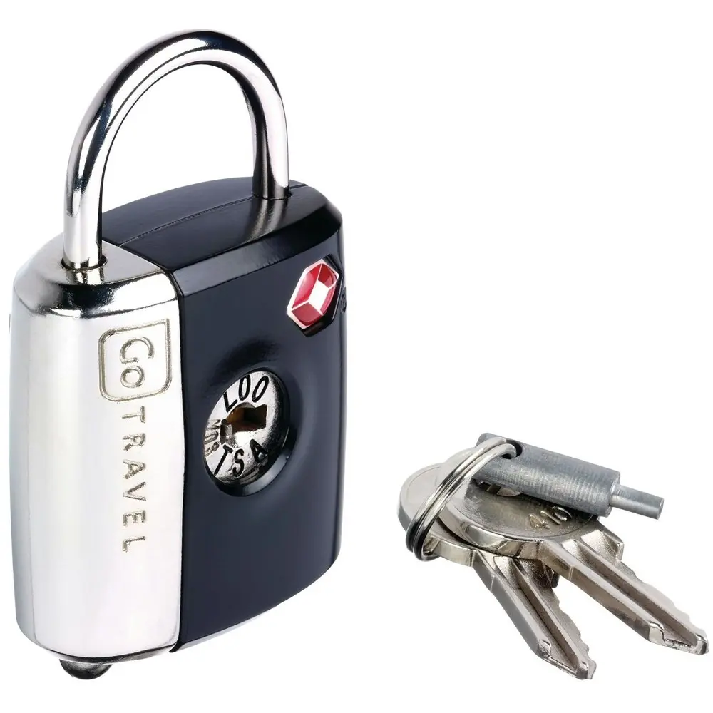 Go Travel TSA Dual Combination Key Luggage/Suitcase Security Padlock Assorted