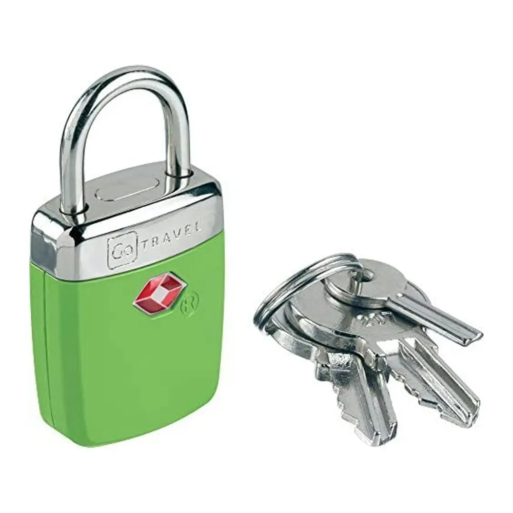 Go Travel TSA-Approved Lock Key Security Padlock Luggage/Suitcase Bags Assorted