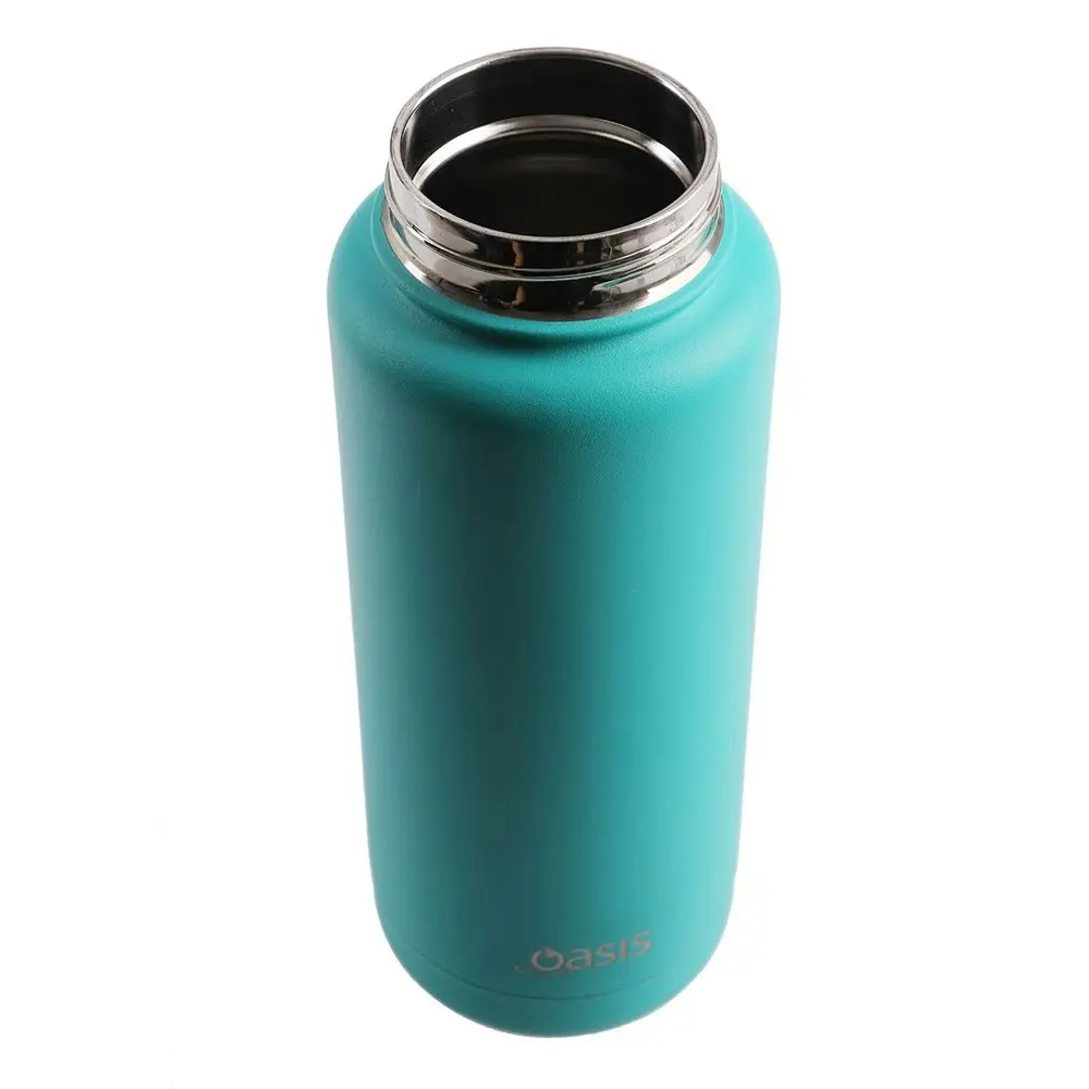 Oasis 1.2L Double Wall Insulated Titan Drink Bottle Stainless Steel Turquoise