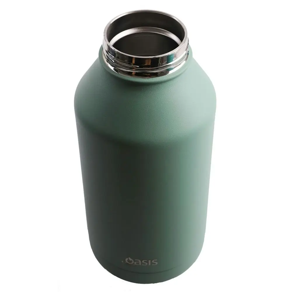 Oasis 1.9L Double Wall Insulated Titan Drink Bottle Stainless Steel Sage Green