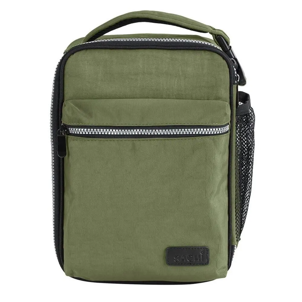 Sachi Explorer 28cm Insulated Lunch Storage Bag w/ Bottle Holder/Pocket Olive