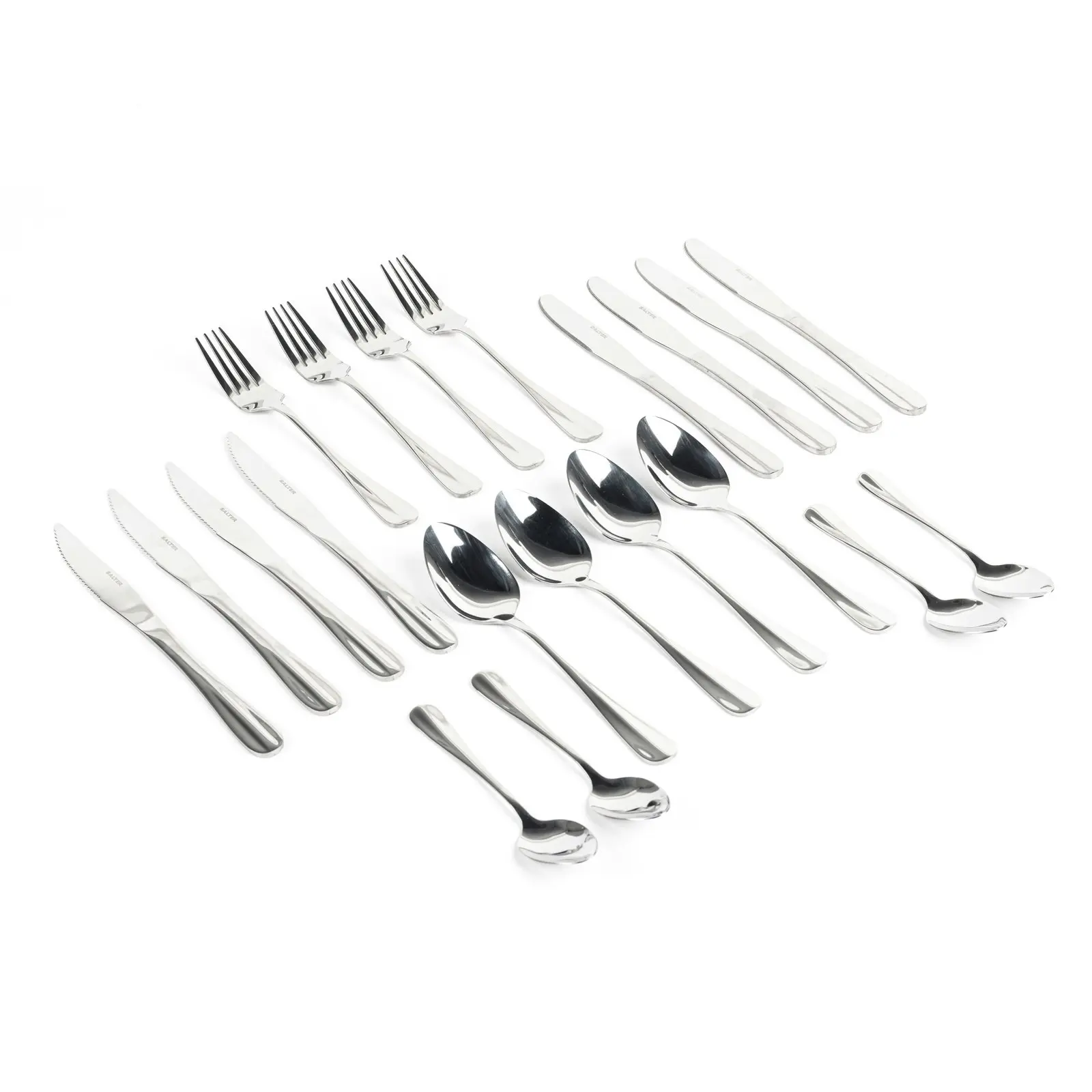 20pc Salter Newbury Food Cutlery/Utensil Set Stainless Steel Home/Kitchen