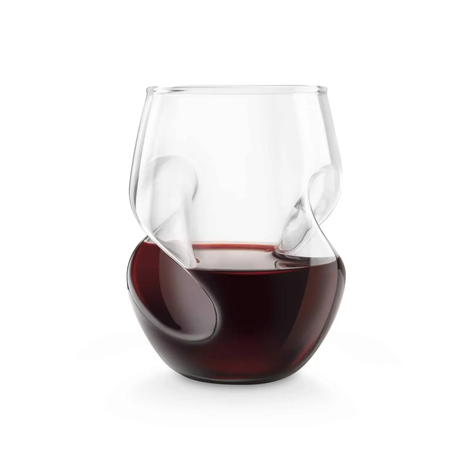 4pc Final Touch 473ml Hand Crafted Conundrum Red Wine Stemless Glass Drinkware