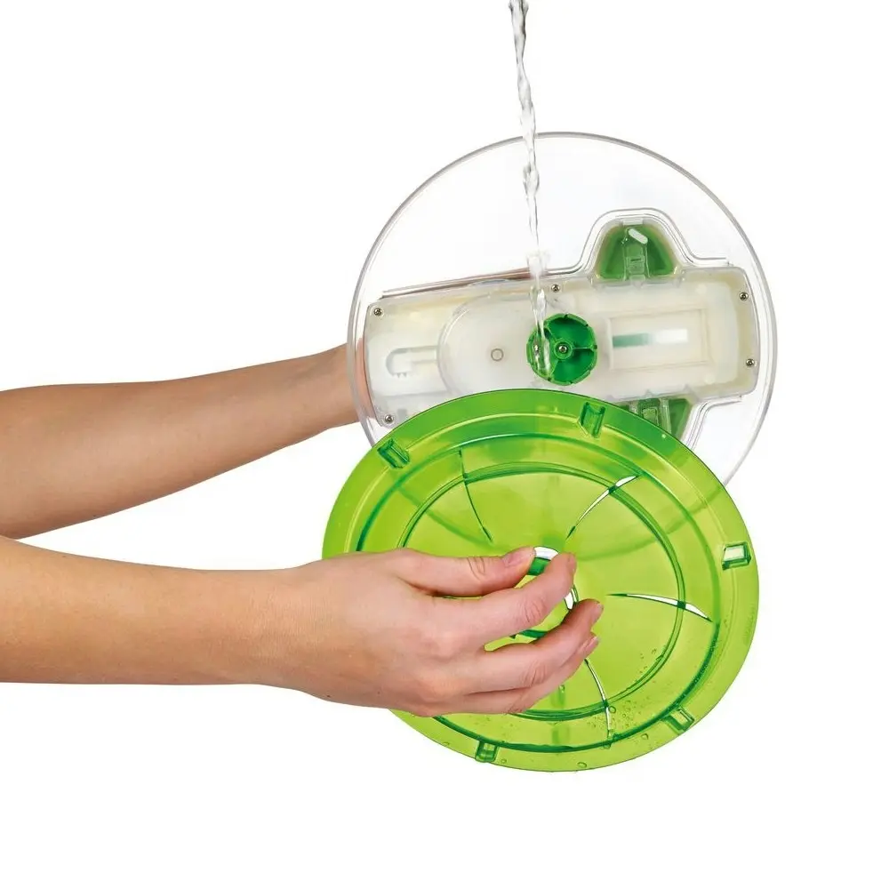 Zyliss Swift Dry 22cm Small Salad Spinner Lettuce/Vegetable Dryer Container GRN