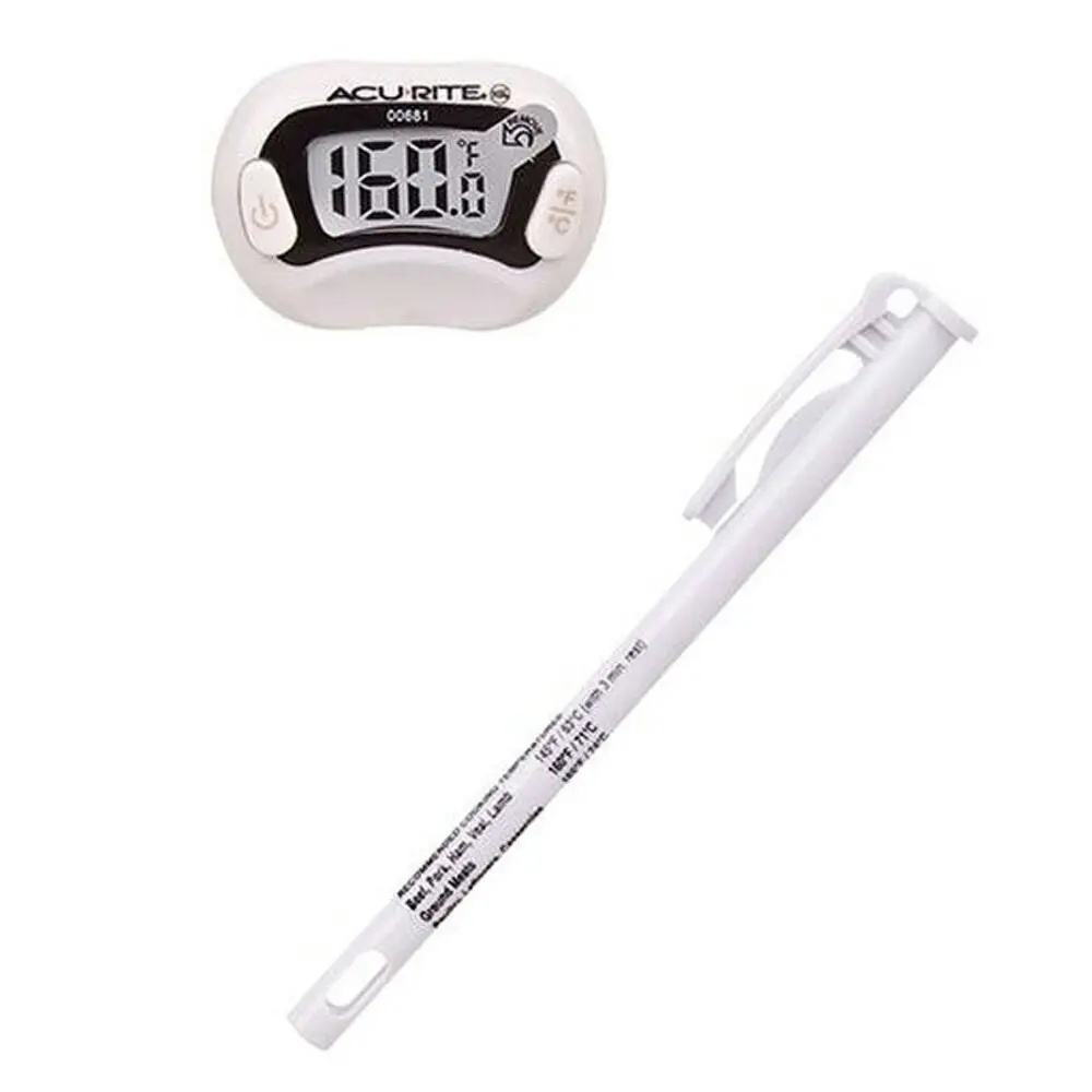 AcuRite Digital Instant Fast Read Meat/BBQ Food Thermometer w/ Pocket Sheath