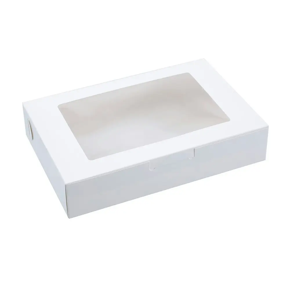 8x 3PK Lemon & Lime Sweeties 6-Donuts Box 30x20cm Storage Container w/ Lid White