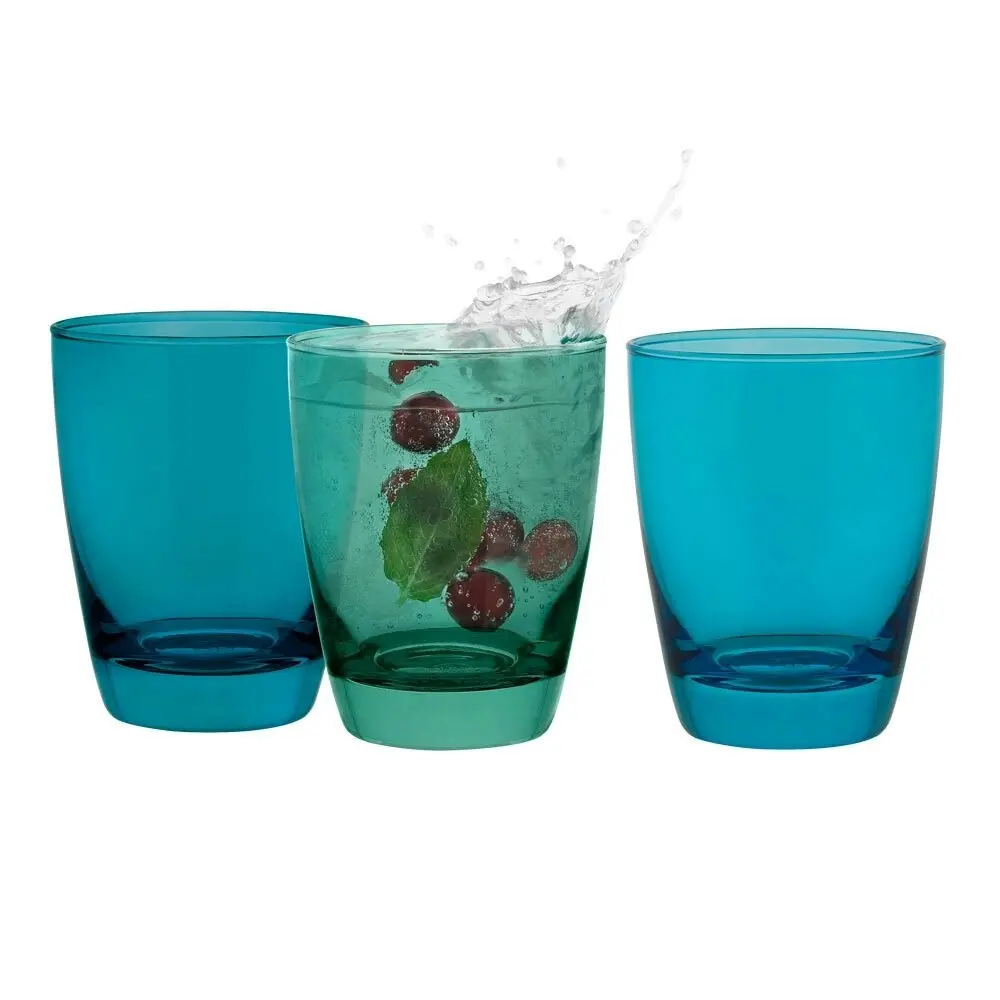 6pc Ocean Tiara Greens 365ml DOF Drinking Tumbler/Cocktail/Juice Glasses Set