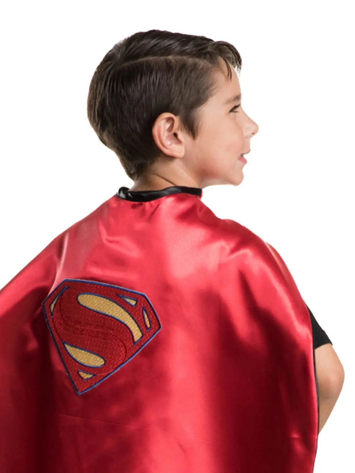 DC Comics Batman To Superman Reversible Satin Cape Kids/Boys Costume Black/Red