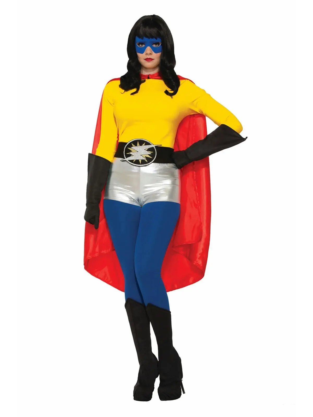 Forum Novelties Satin Super Hero Cape Halloween Party Costume Unisex Adult Red