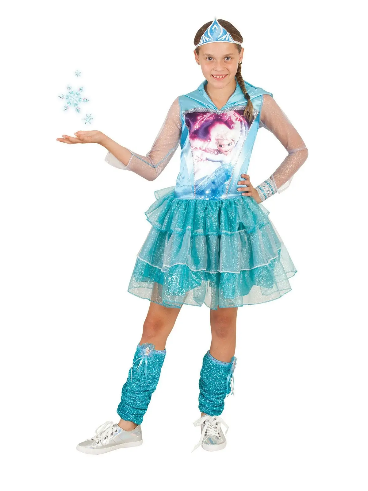 Disney Frozen Elsa Leg Warmers Kids/Children Dress Up Party Halloween Costume