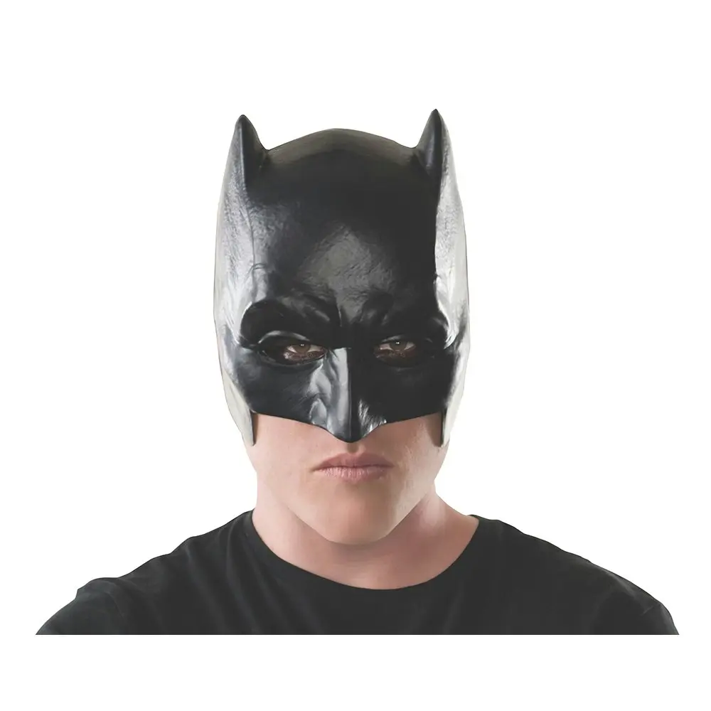 DC Comics Batman Dawn Of Justice 1/2 Mask Superhero Dress Up Adult Mens Costume