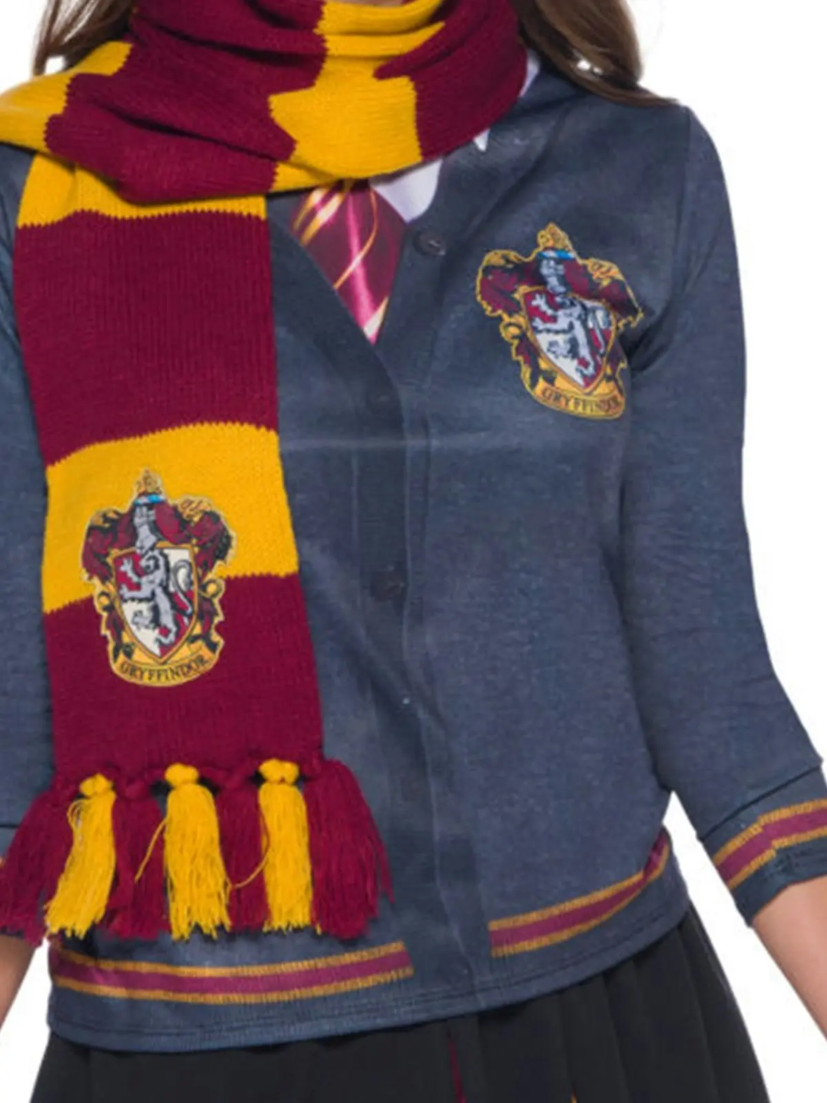 Harry Potter Gryffindor Deluxe Scarf Adult/Unisex One Size Halloween Costume