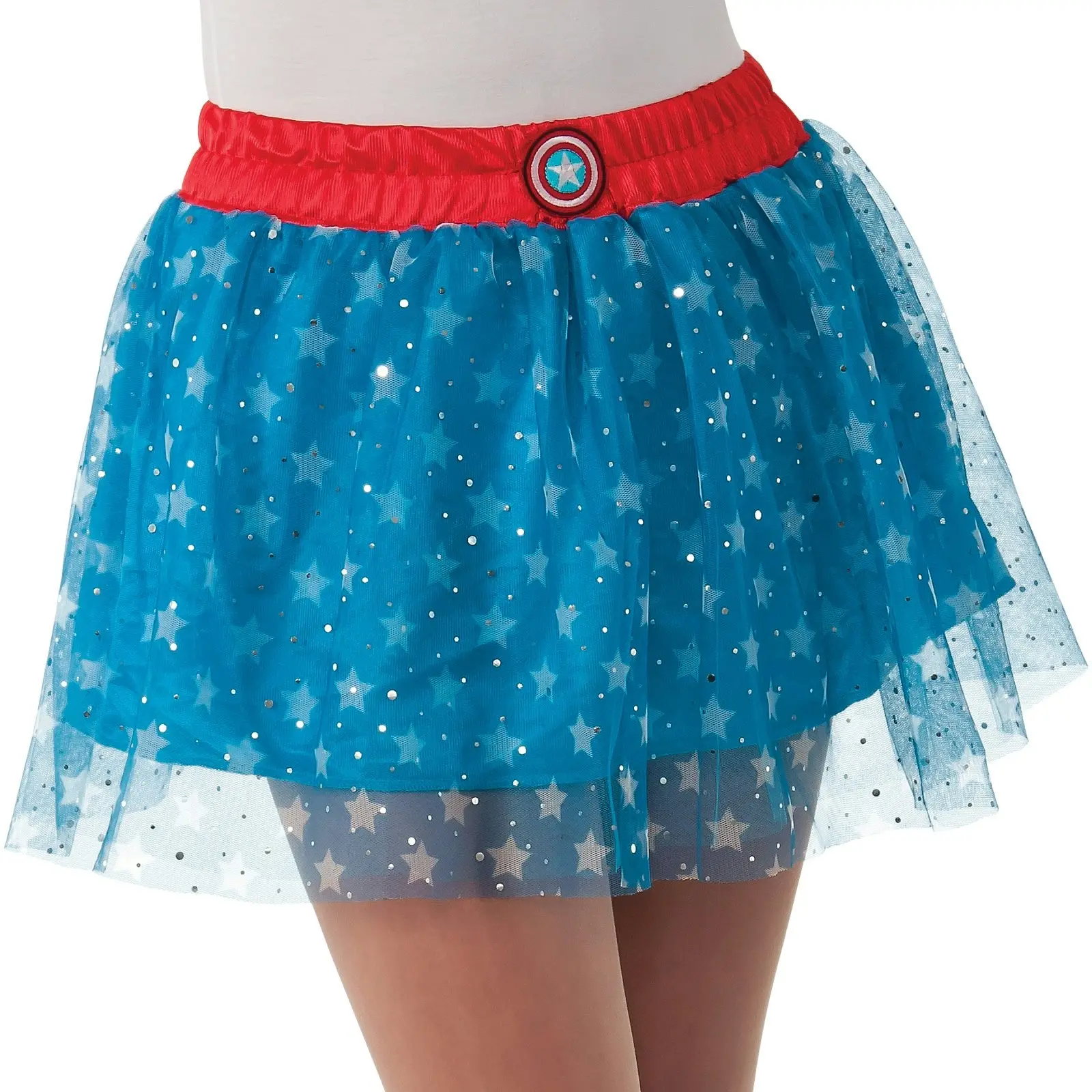 DC Comic Marvel American Dream Avengers Skirt Women Dress Up Costume Size STD