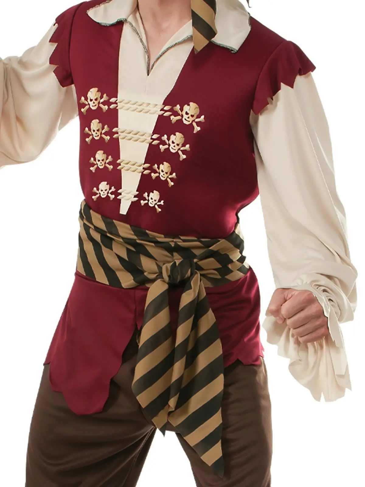 Rubies Pirate Raider w/Eyepatch Men's/Adults Dress Up Party Costume Size STD