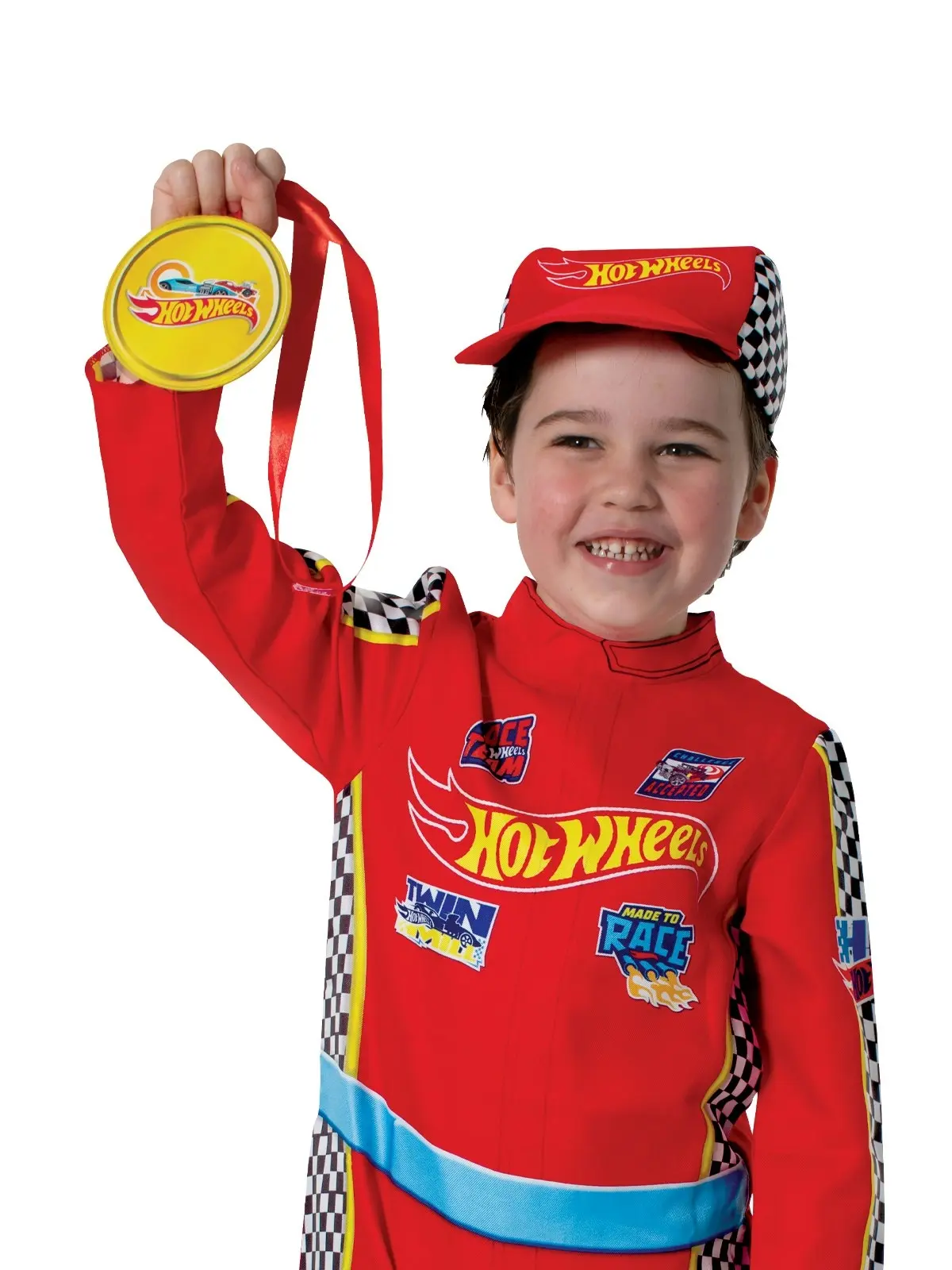 Marvel Hot Wheels Racing Suit Dress Up Costume Kids/Boys/Children Size 3-5y