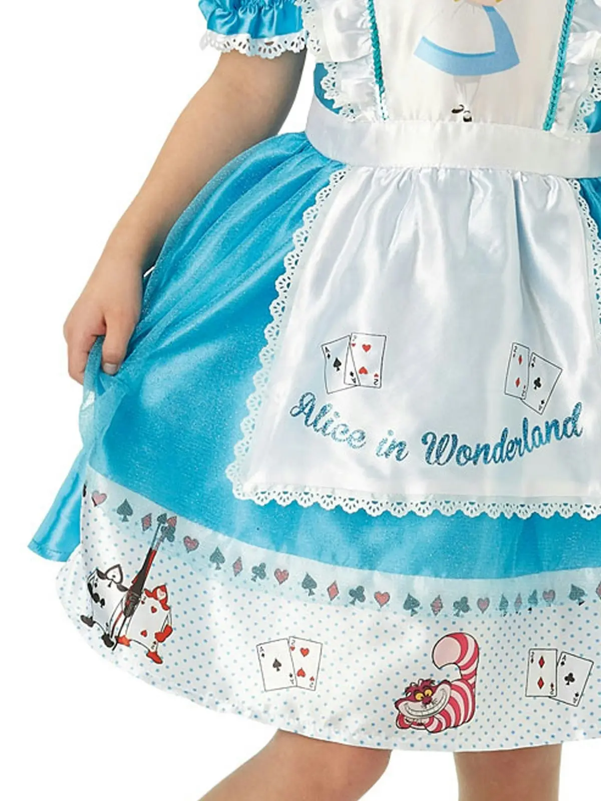 Disney Alice In Wonderland Deluxe Dress Up Costume Kids/Children/Girls Size 4-6