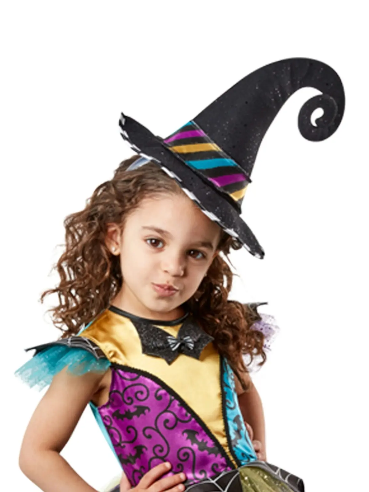 Rubies Patchwork Witch Dress Up Kids/Girls Halloween Party Costume Size 3-5