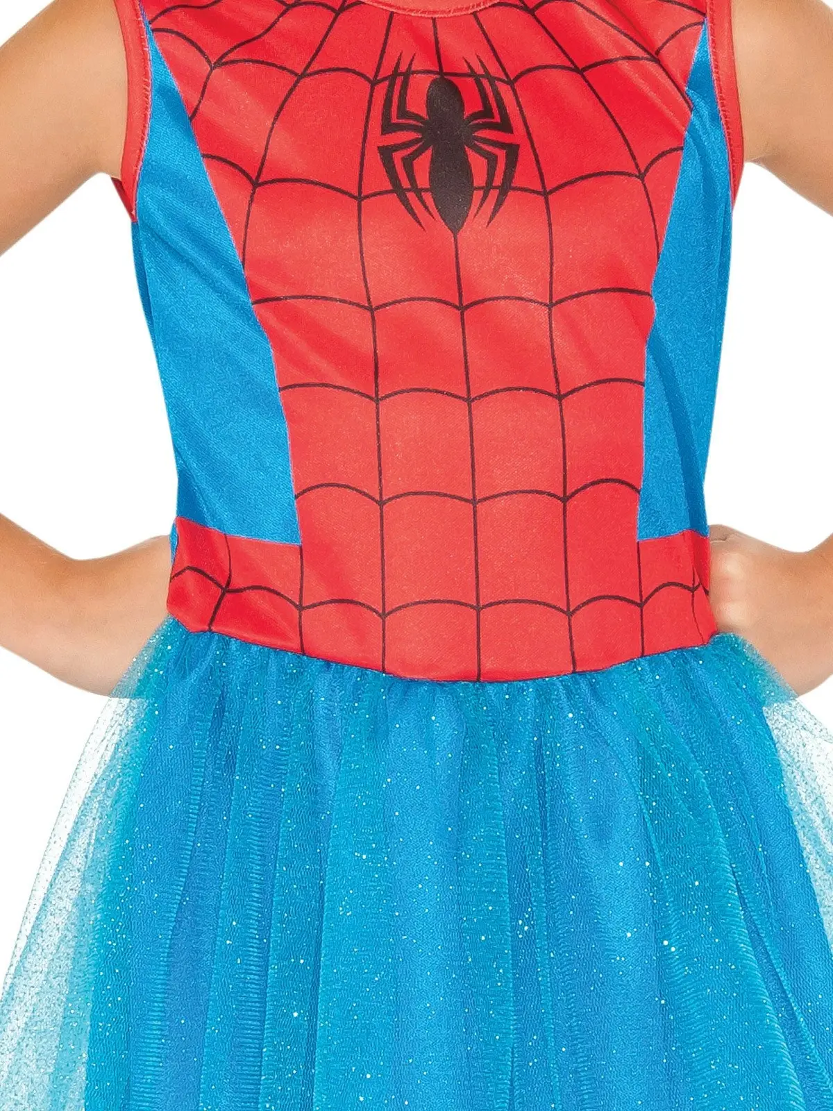 Marvel Spider Girl Opp Kids/Girls Dress Up Halloween Party Kids Costume Size 4-6