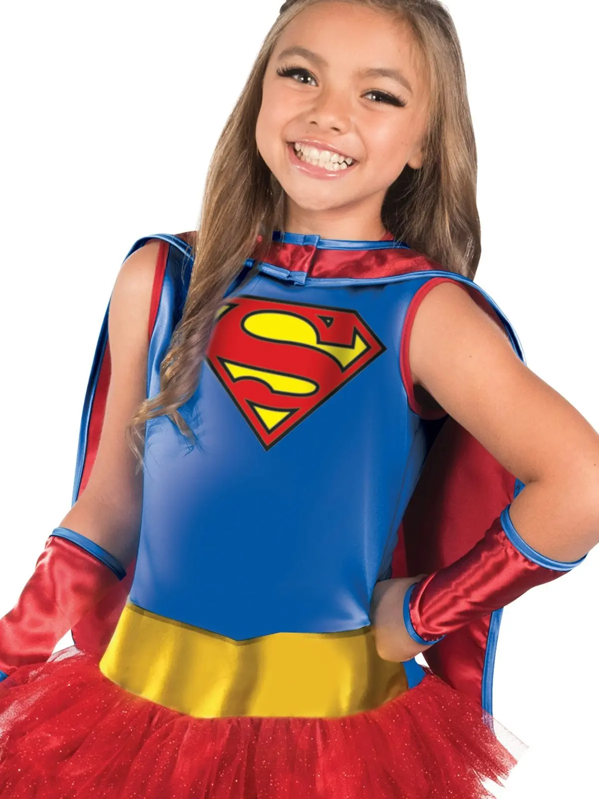 DC Comics Supergirl Opp Dress Up Kids/Girls Halloween Party Costume Size 4-6