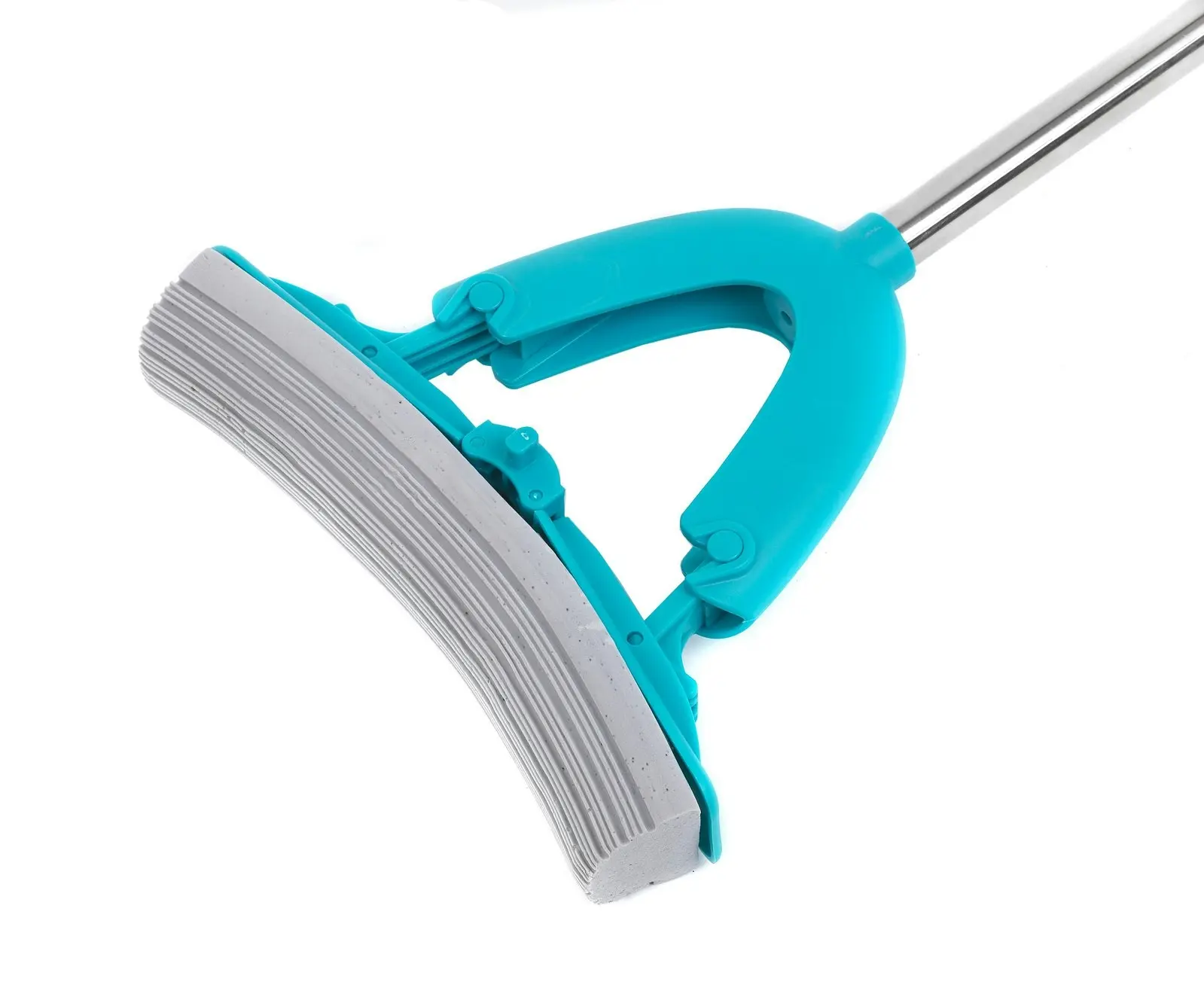 Beldray Slimline Hard Floor 131cm Cleaning Mop w/37cm Bucket Set Grey/Turquoise