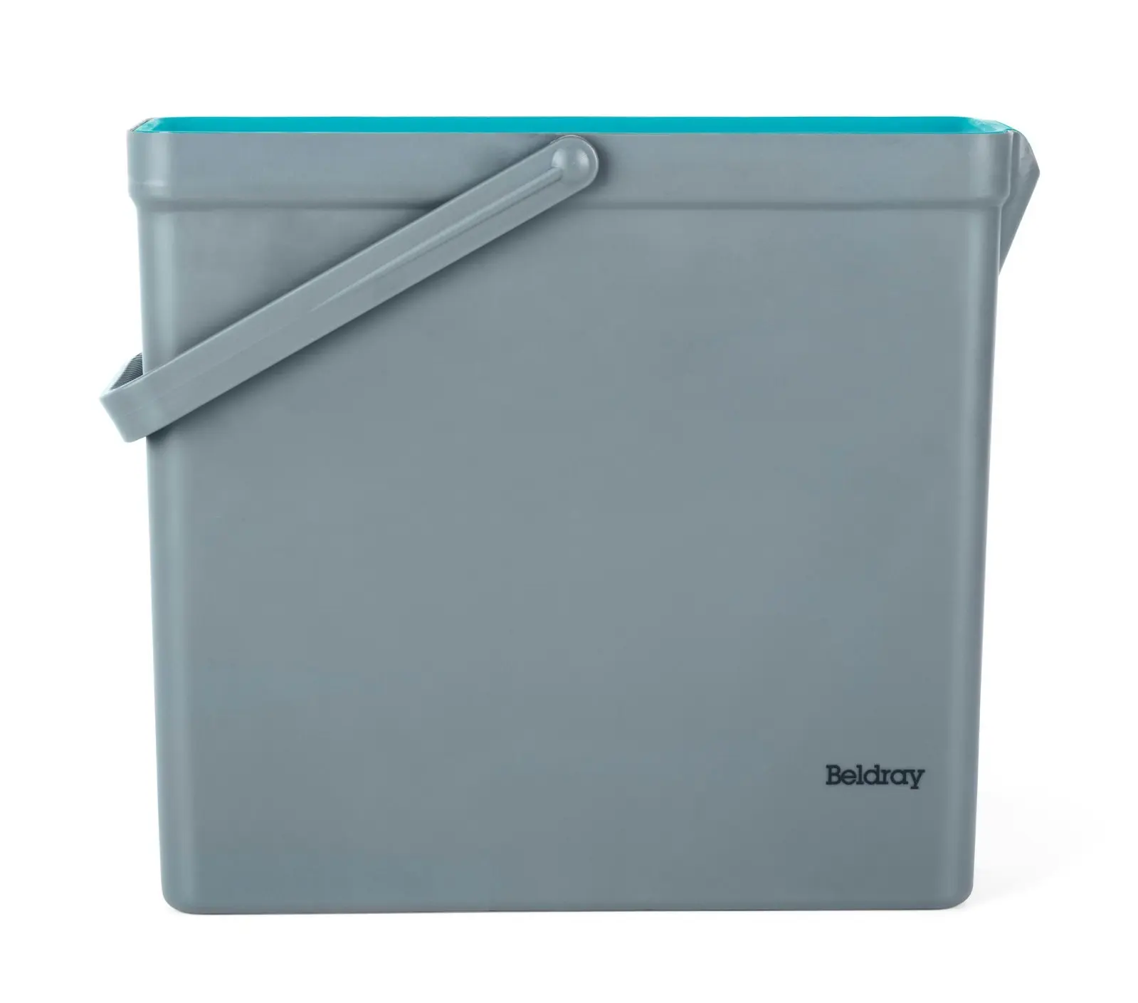 Beldray Slimline Hard Floor 131cm Cleaning Mop w/37cm Bucket Set Grey/Turquoise