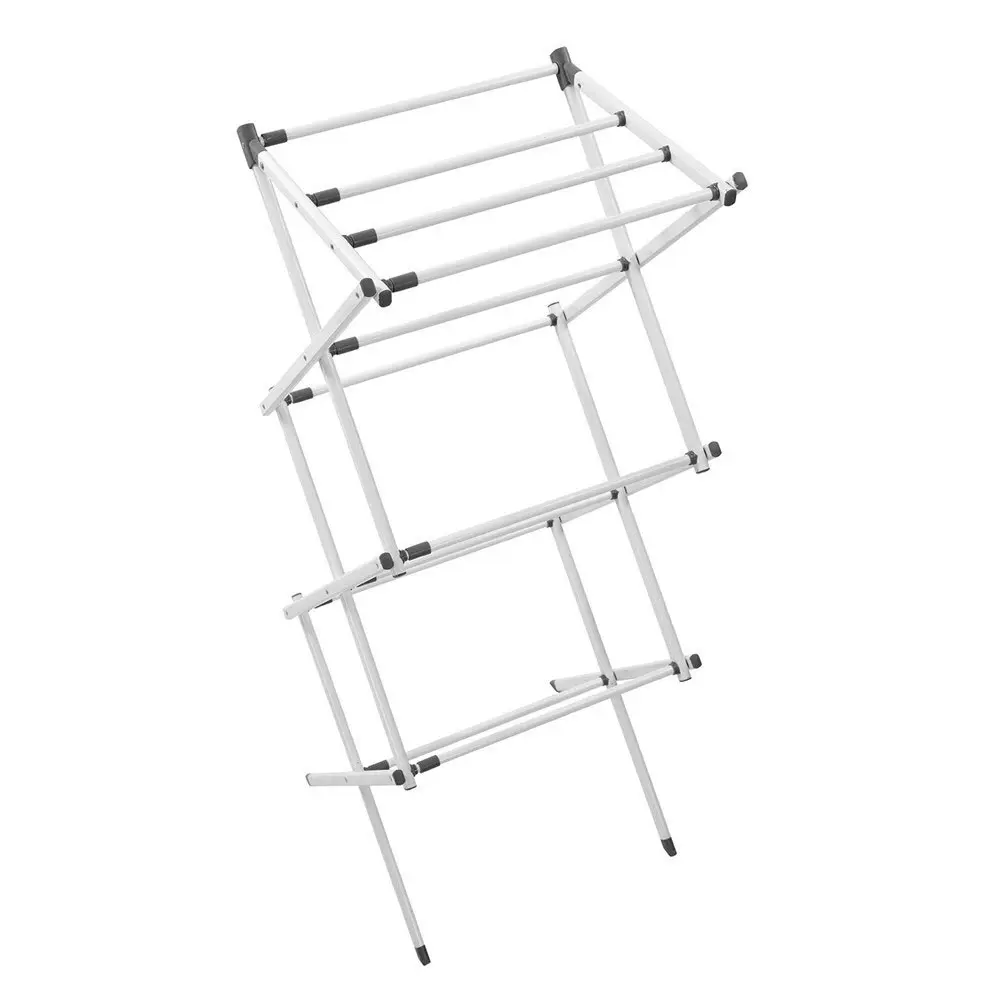 Boxsweden 3 Tier Extendable Free Standing Clothes Dryer/Horse White 75x38x100cm