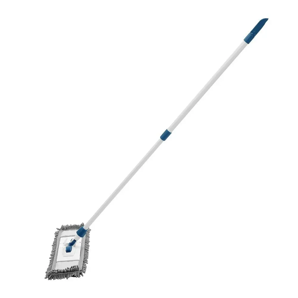 2x Boxsweden Clean Chenille 1.33m Sweeping Broom/Cleaner/Telescopic Handle