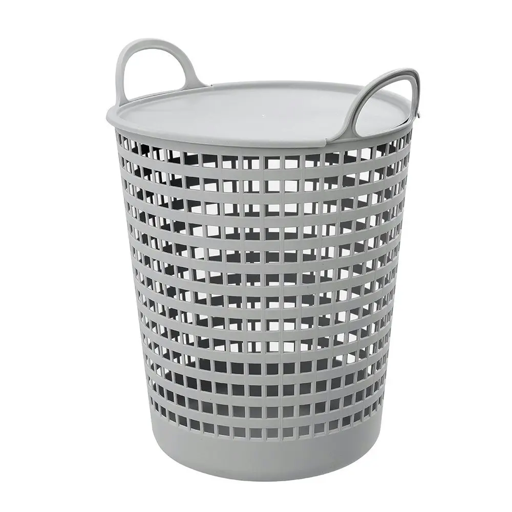 Boxsweden 38L/40x52.3cm Flexible Laundry Basket Lidded Clothes Storage Asst