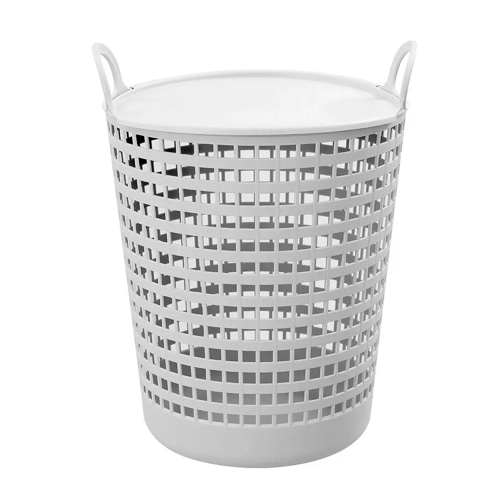 Boxsweden 38L/40x52.3cm Flexible Laundry Basket Lidded Clothes Storage Asst