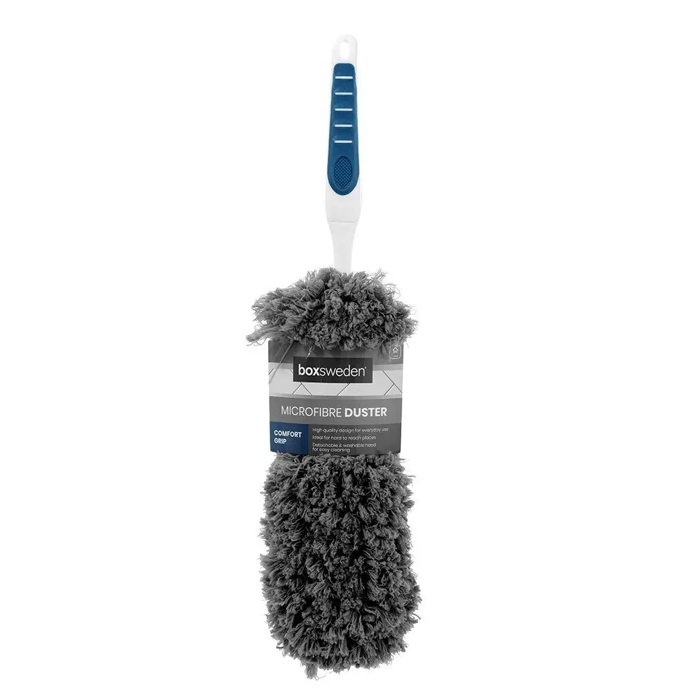 3x Boxsweden 43cm Microfibre Duster Detachable Washable Cleaner w/Grip Handle