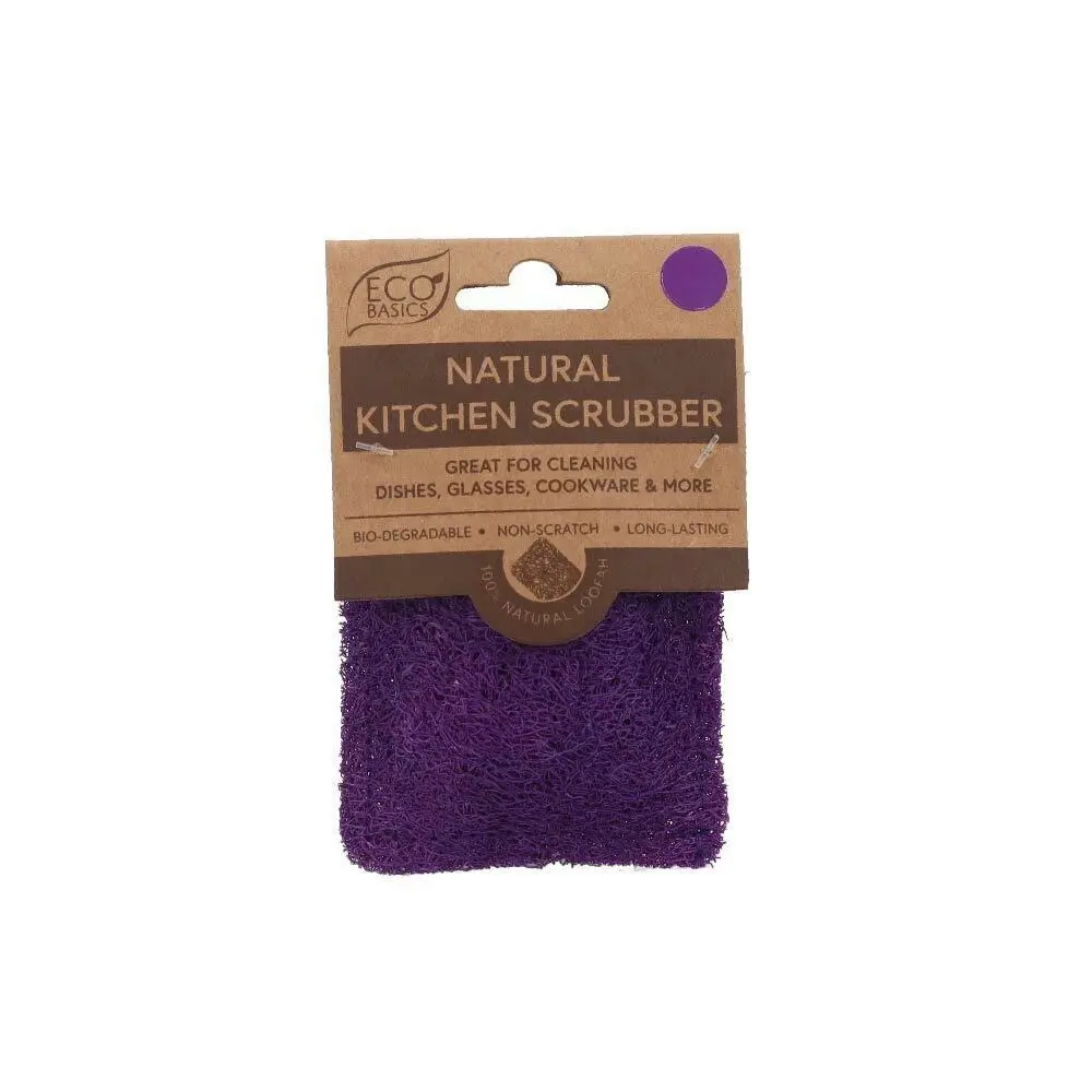 6x White Magic Eco Basics Natural Kitchen Scrubber Dirt/Grim Dish Cleaner Grape