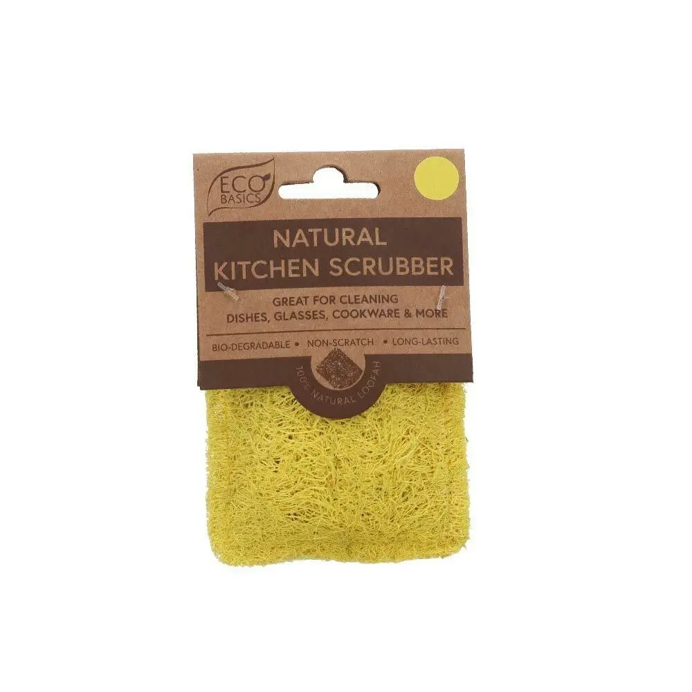 6x White Magic Eco Basics Natural Kitchen Scrubber Dirt/Grim Dish Cleaner Lemon