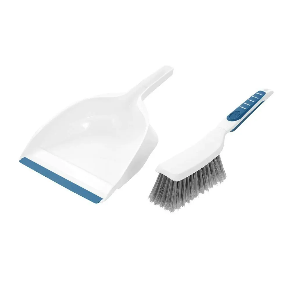 3x Boxsweden 33x22.5cm Dustpan/Brush Home/Floor/Desk Cleaning Sweeper Set