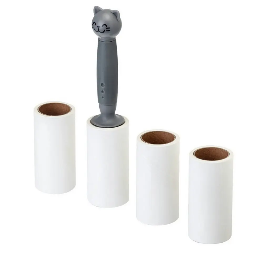 Vigar Pets Club Cat Pet Hair/Fur/Wool Remover Sticky Roller w/ 3-Refills Grey