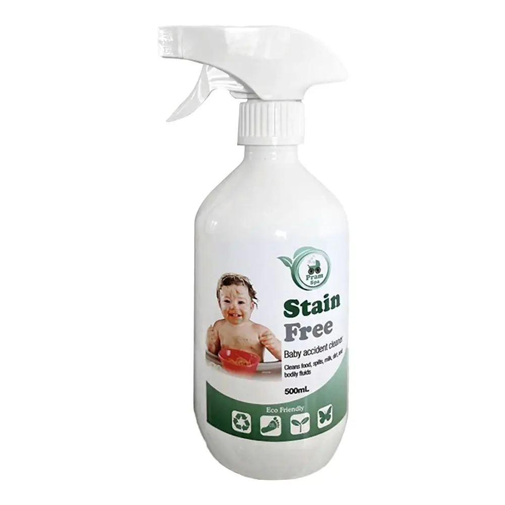 3pc Pram Spa 500ml Stain Free/Germ Free/Odour Remover Non Toxic Fabric Cleaner