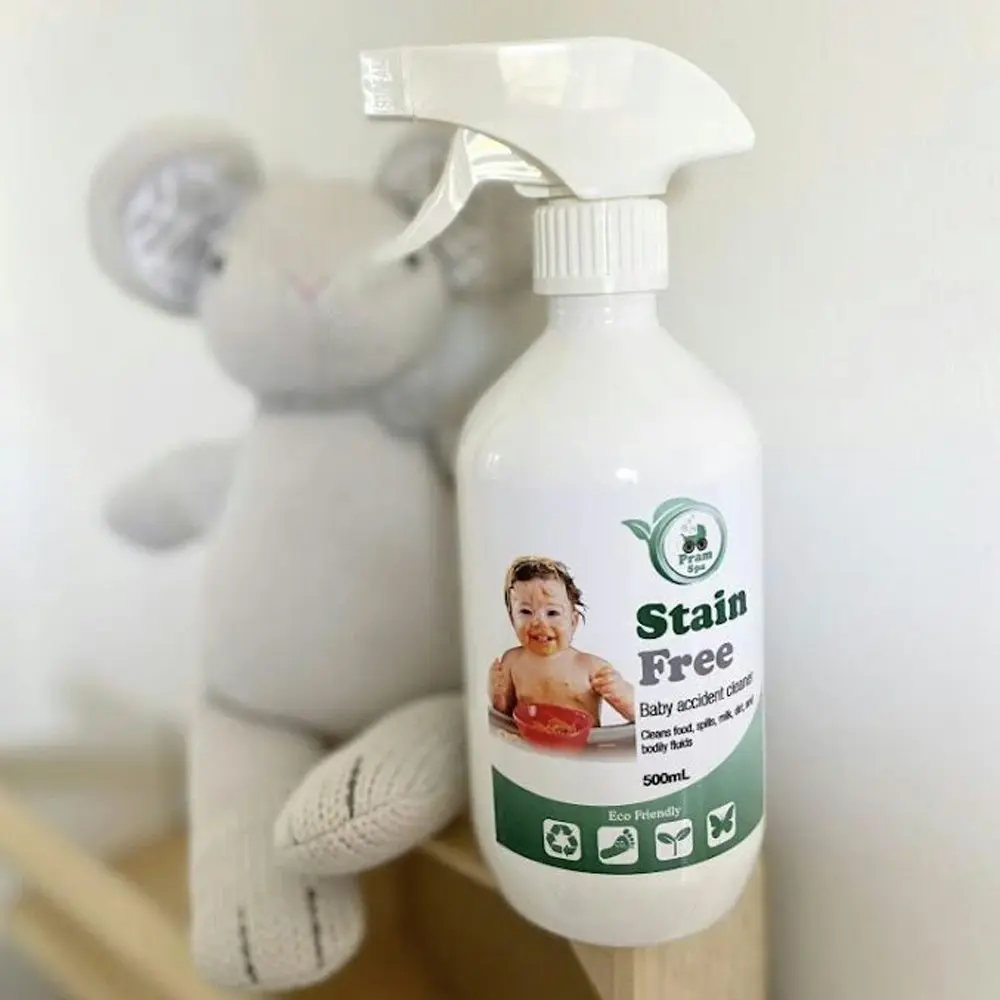 3pc Pram Spa 500ml Stain Free/Germ Free/Odour Remover Non Toxic Fabric Cleaner