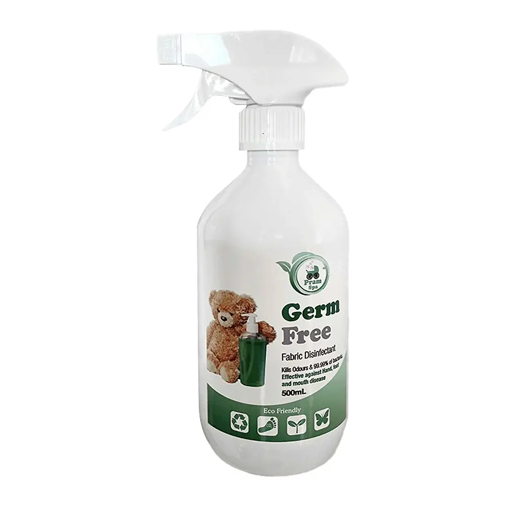 3pc Pram Spa 500ml Stain Free/Germ Free/Odour Remover Non Toxic Fabric Cleaner