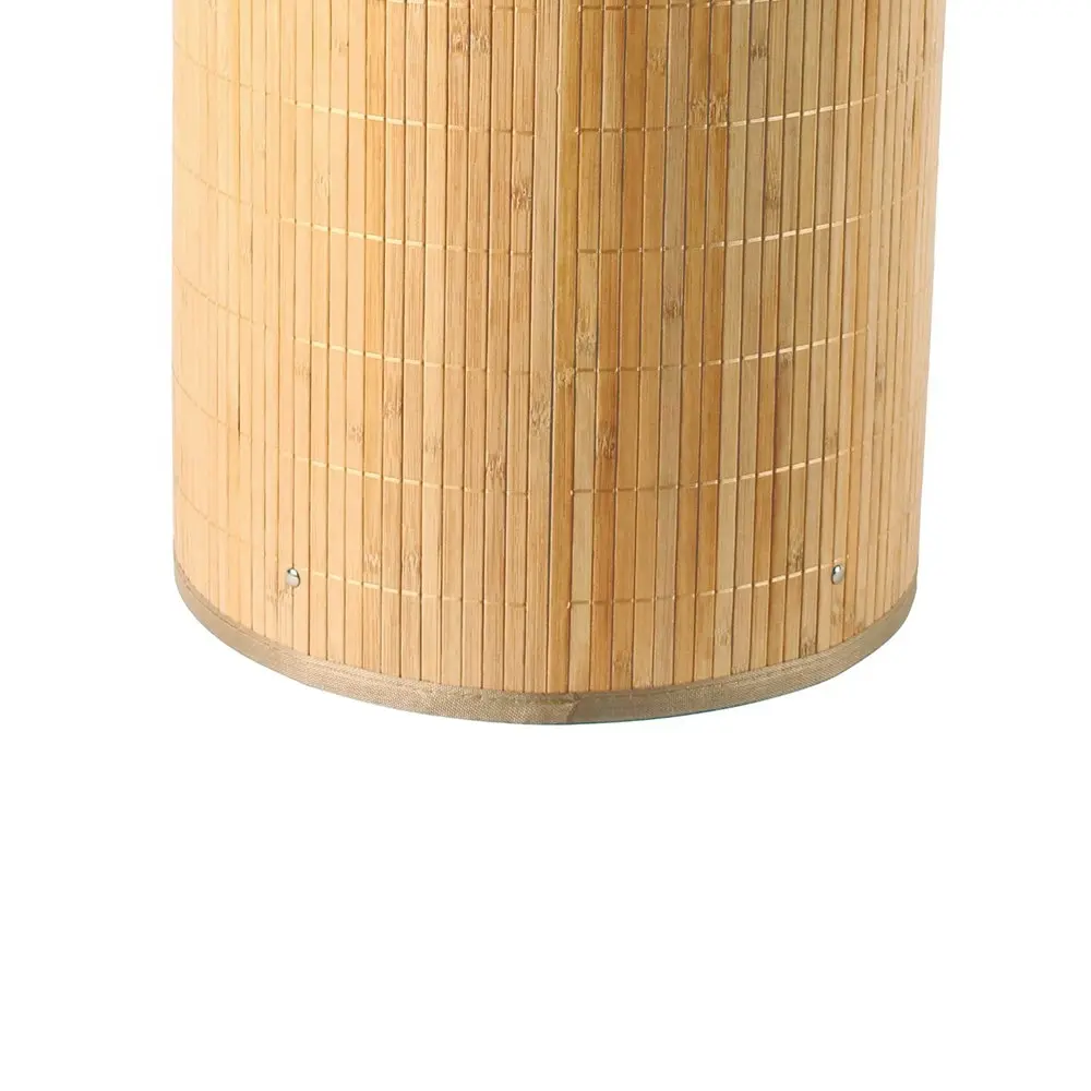 Maine & Crawford Kalib 60x38cm Bamboo Laundry Basket Storage w/ Lining Natural