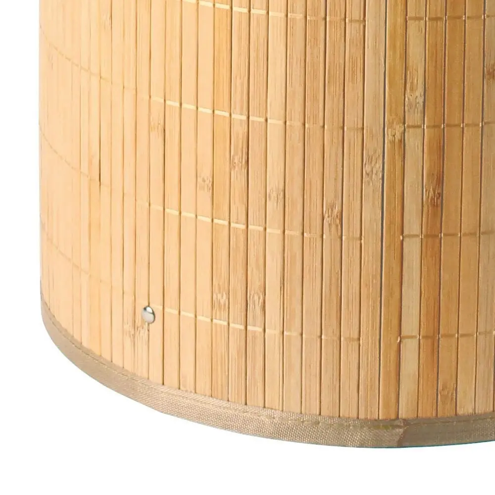 Maine & Crawford Kalib 60x38cm Bamboo Laundry Basket Storage w/ Lining Natural