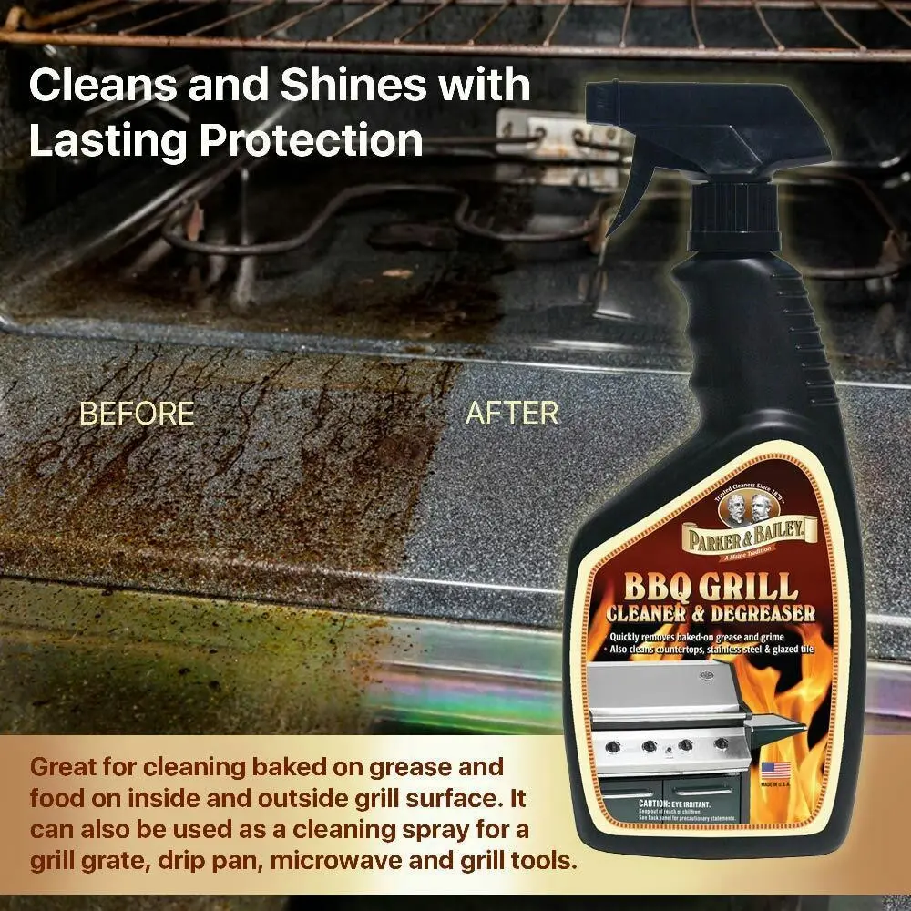 Parker & Bailey 709ml BBQ Grill Cleaner/Degreaser Spray Liquid Cleaning Solution