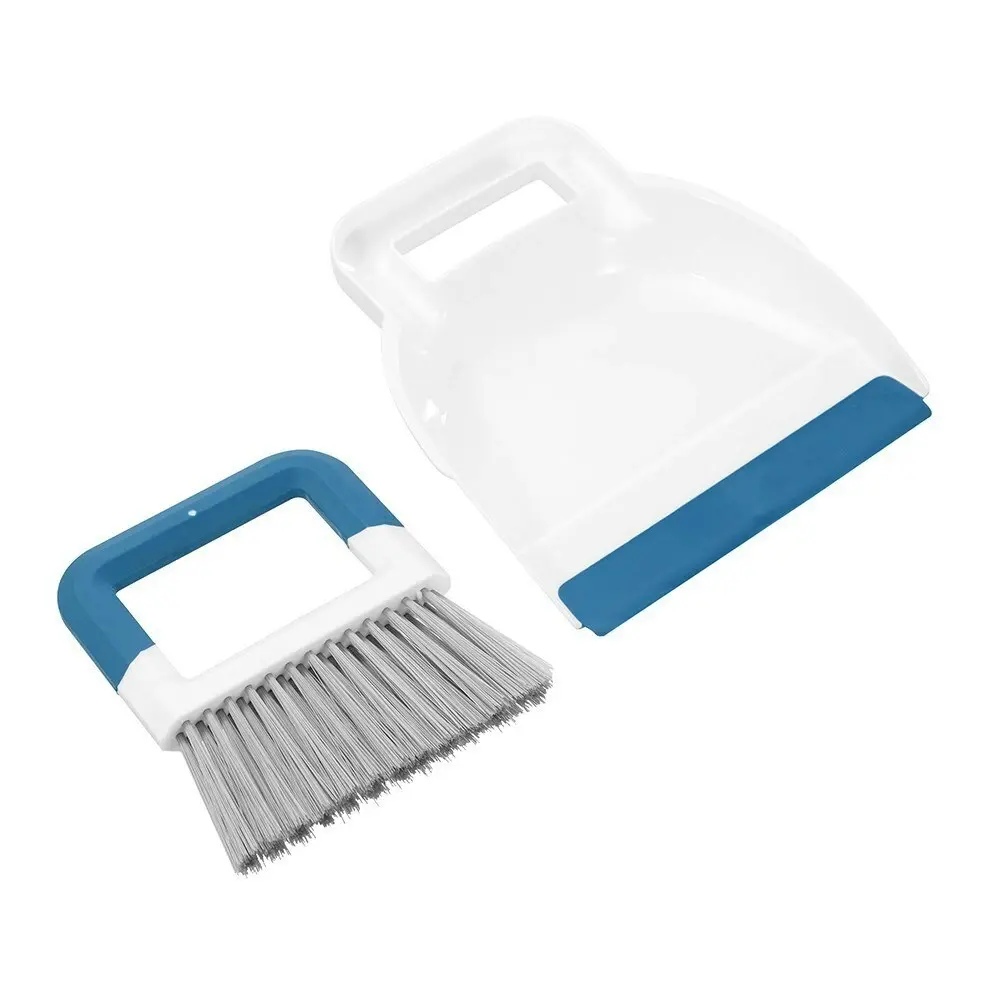 3x Boxsweden 21.5cm Mini Dustpan/Brush Home Floor/Desk Surface Cleaner Set