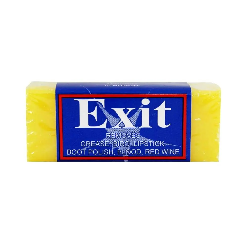 3x Exit Soap Block Stain Remover Grease/Biro Blood Stain Multi-Purpose Cleaner