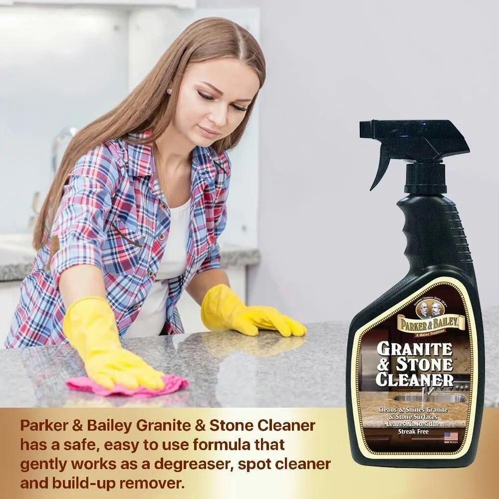 Parker & Bailey 710ml Granite & Stone Surface Cleaner Liquid Cleaning Spray