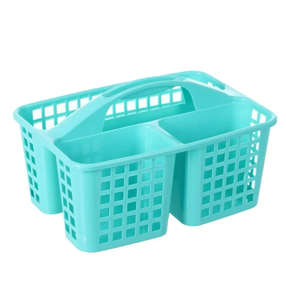 3x Boxsweden Cleaning Caddy 31cm 3 Compartments Cleaning Storage Container Asst