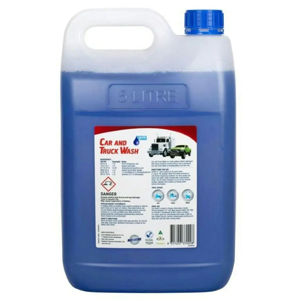 Northfork 5L Car & Truck Wash Liquid Cleaner/Degreaser/Grime/Bugs Remover